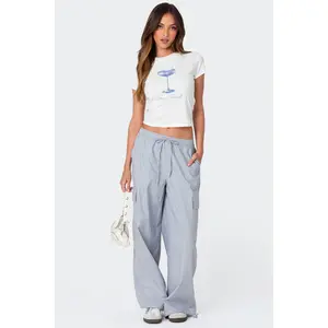Phoenix Linen Look Cargo Pants