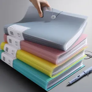 Random Color A4 Size Clear File Folder Pocket, Document Organizer, Files Organizer for Students, Art Supplies Storage, Office Supplies, School Essentials