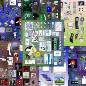 199pcs Retro Cyberpunk PVC Waterproof Stickers, Creative Mechanical Collage Decals for Car, Water Bottle, Luggage, Phone, Laptop, Sticker For Cars