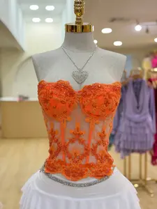 Orange corset