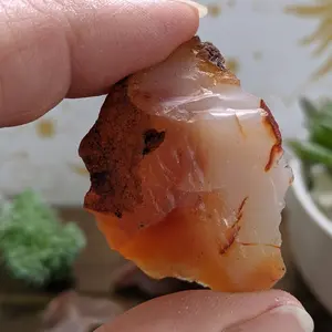 Carnelian Raw Chunks rough  Consciously Sourced Brazil