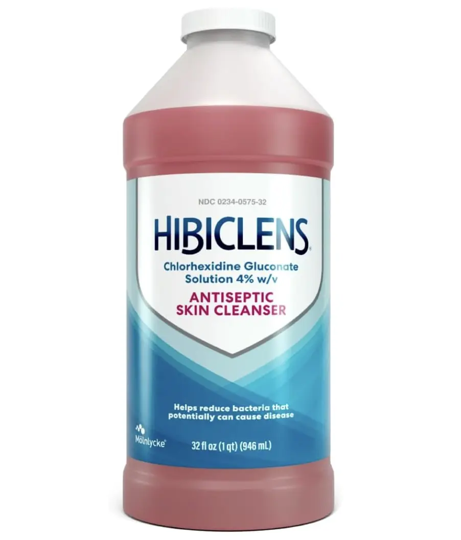 Hibiclens – Antimicrobial and Antiseptic Soap and Skin Cleanser – 32 oz – for Home and Hospital – 4% CHG, Packaging May Vary