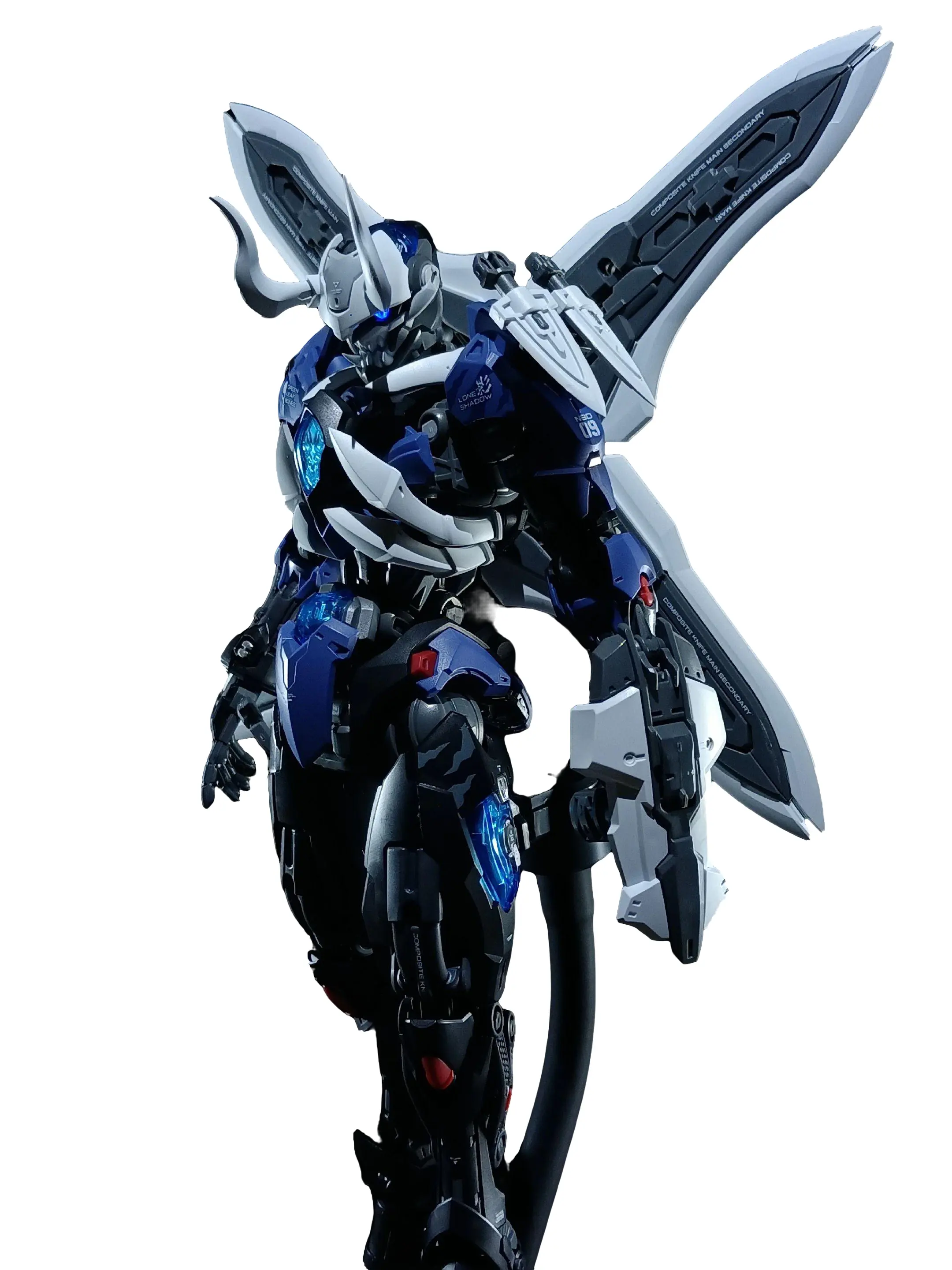 1/10 Scale Buildable Ninja Prosthetic Mech Model Figurine, 7.4 in Anime Action Figure Combo Pack, Articulated Collectible Statues & Bobbleheads Ornament, Articulated Figures