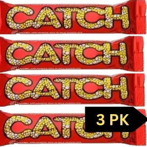 Catch Milk Chocolate Bar 3 Pack Bundle Candy Business from England Snack Bonbon Dessert 3 PK