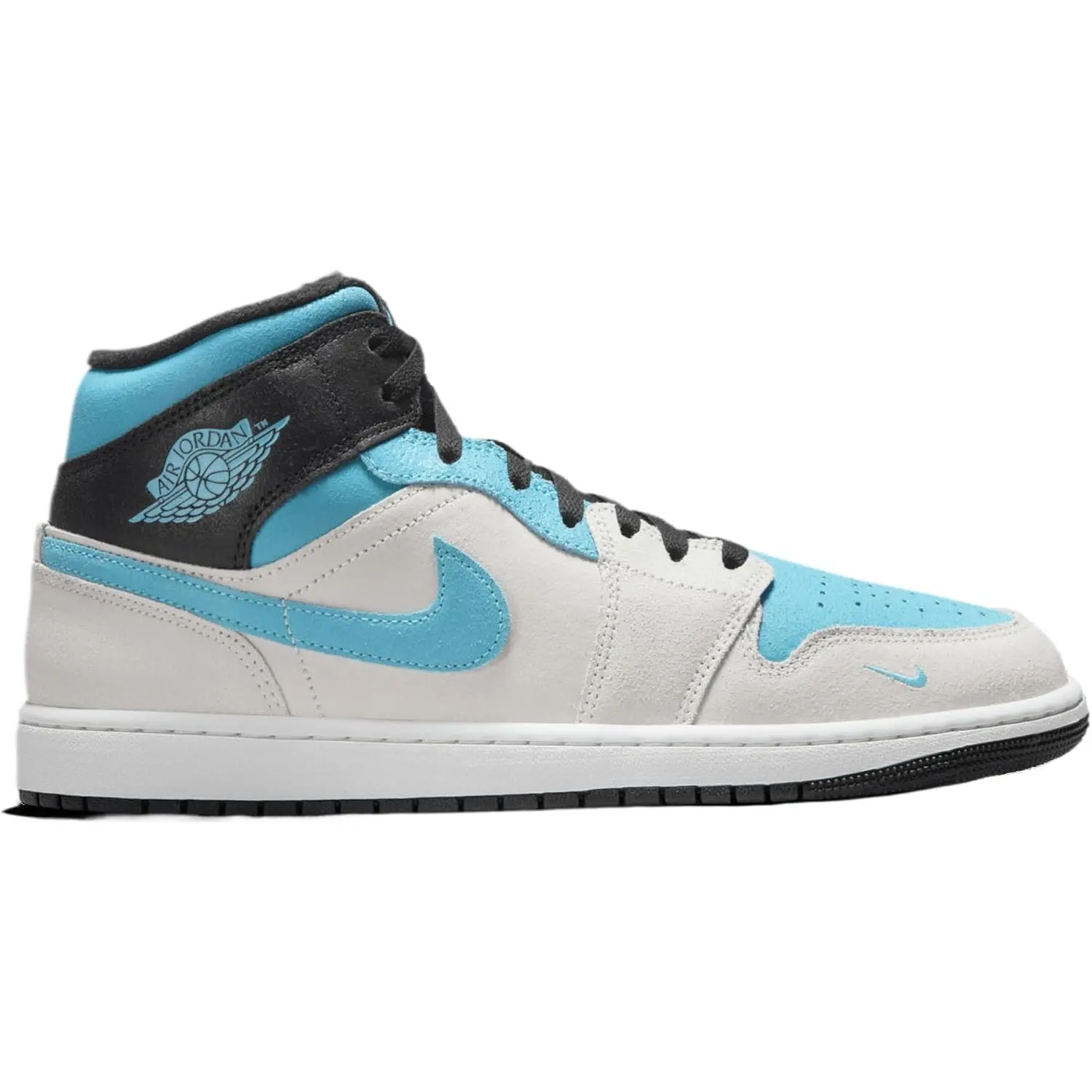 Mens Air Jordan 1 Mid SE Sumite White / Blue Chill IM6567 121