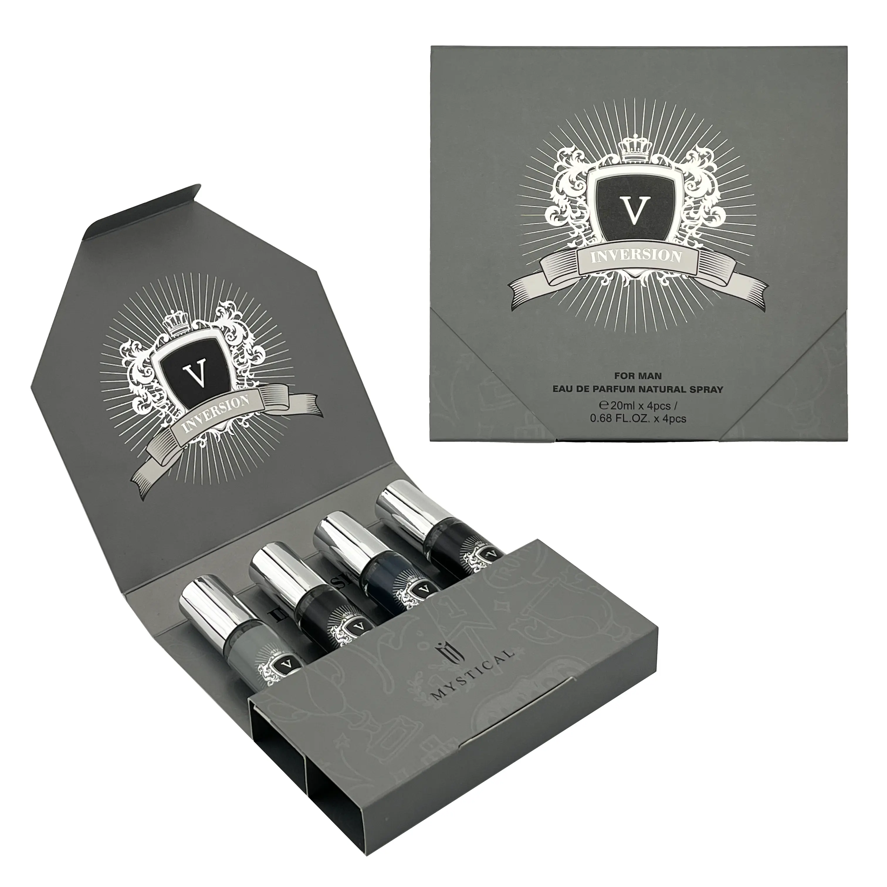 Men New in Box,Refreshing Long Lasting Fragrance, Dating Gift for Friends, Men's Woody Amber Scent  Colognes,Valentine's Day,Thanksgiving Christmas gift-20ml*4(0.68*4 f1.0z)