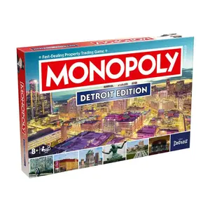 Hasbro Monopoly Detroit, MI Edition