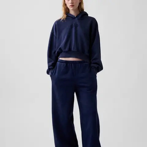 Gap Women's VintageSoft Baggy Wide-Leg Sweatpants