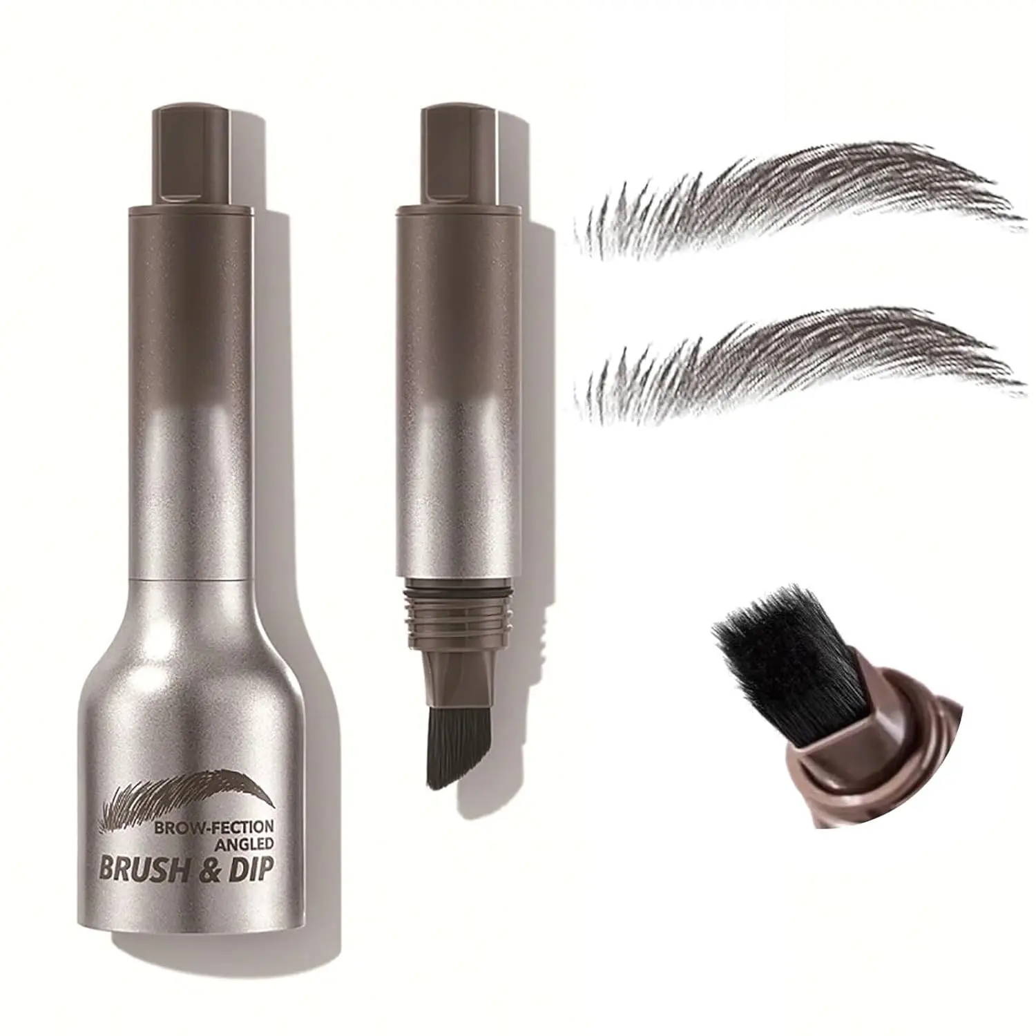 Brow Fection 4d Eyebrow Pen,Instant Brow Brush,Liquid Eyebrow Brush,Long Lasting Quick Drying Brow Brush (Espresso) Makeup Cosmetic