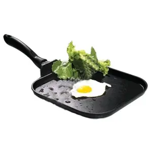 Neware 11" MARBLE Nonstick Square Griddle Comal- for all types of stoves Pans Glass Cookware
