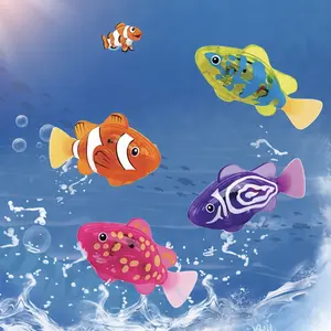 Magic Swimming Fish Toy – Interactive Water-Activated Electronic Fish for Kids, Glowing LED, Bath & Pool Fun