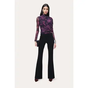 Shannon Japanese Crepe Fit-and-Flare Pant
