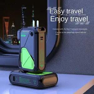 5-in-1 Multifunctional Smart Power Bank with 15W Wireless Fast Charging, 22.5W Quick Charge, and 20,000mAh Compatible with Multiple Devices