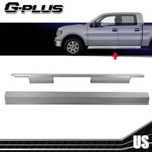 Fit For 2009-2014 Ford F-150 4 Door Crew Cab Outer Rocker Panels 1 Pair