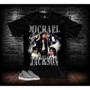 MICHAEL JACKSON T SHIRTS- Streetwear T Shirt, Urban T Shirt Unisex, Game Changers T Shirt. Cotton Fabric Menswear Top Fan T-shirt Memorial T-shirt for an idol