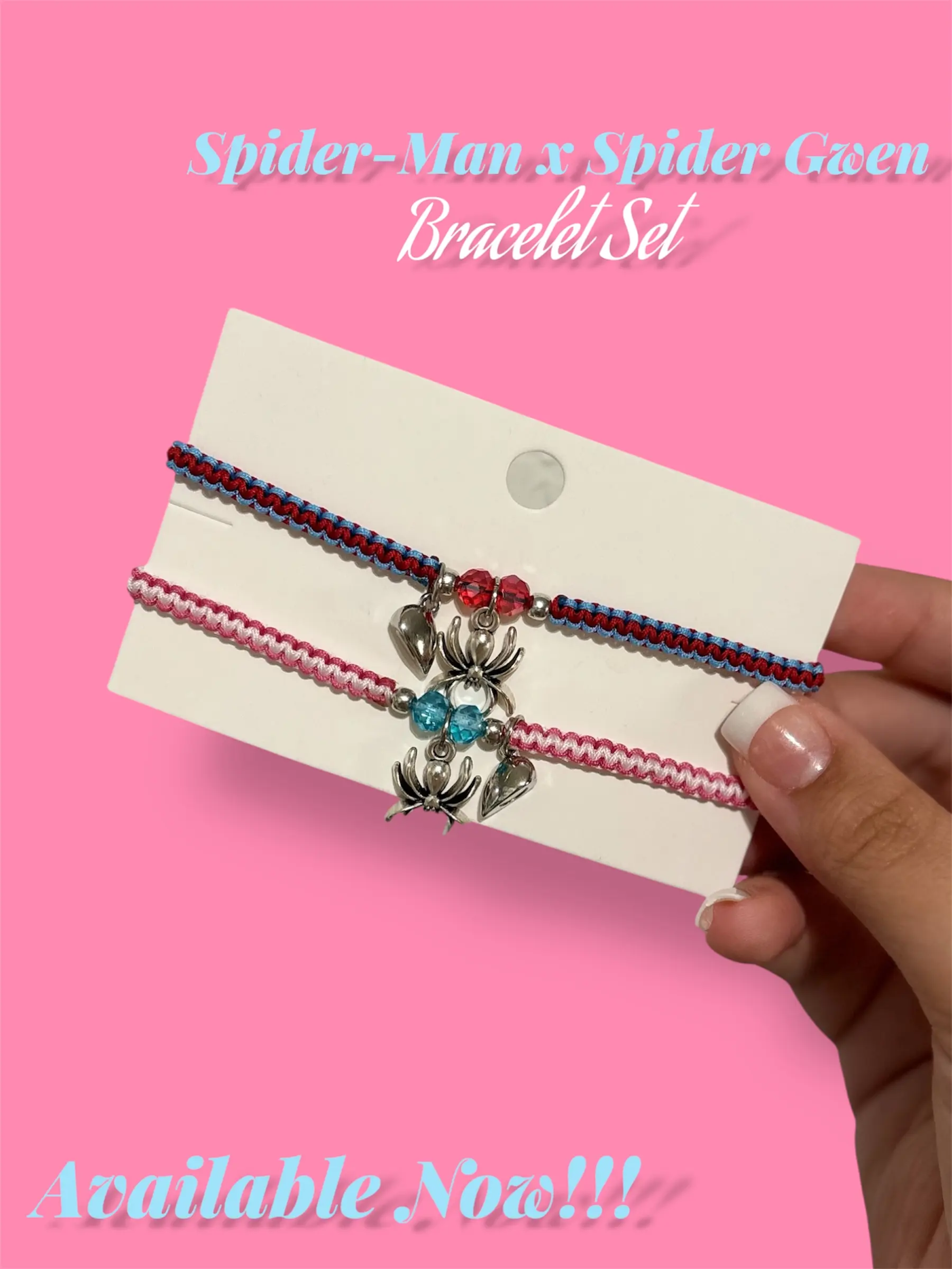 Spiderman x Spider Gwen knot Bracelets Spiderman x Spider Gwen knot Bracelets