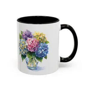 Hydrangea Bouquet Mug | Floral Mother's Day Ceramic Mug