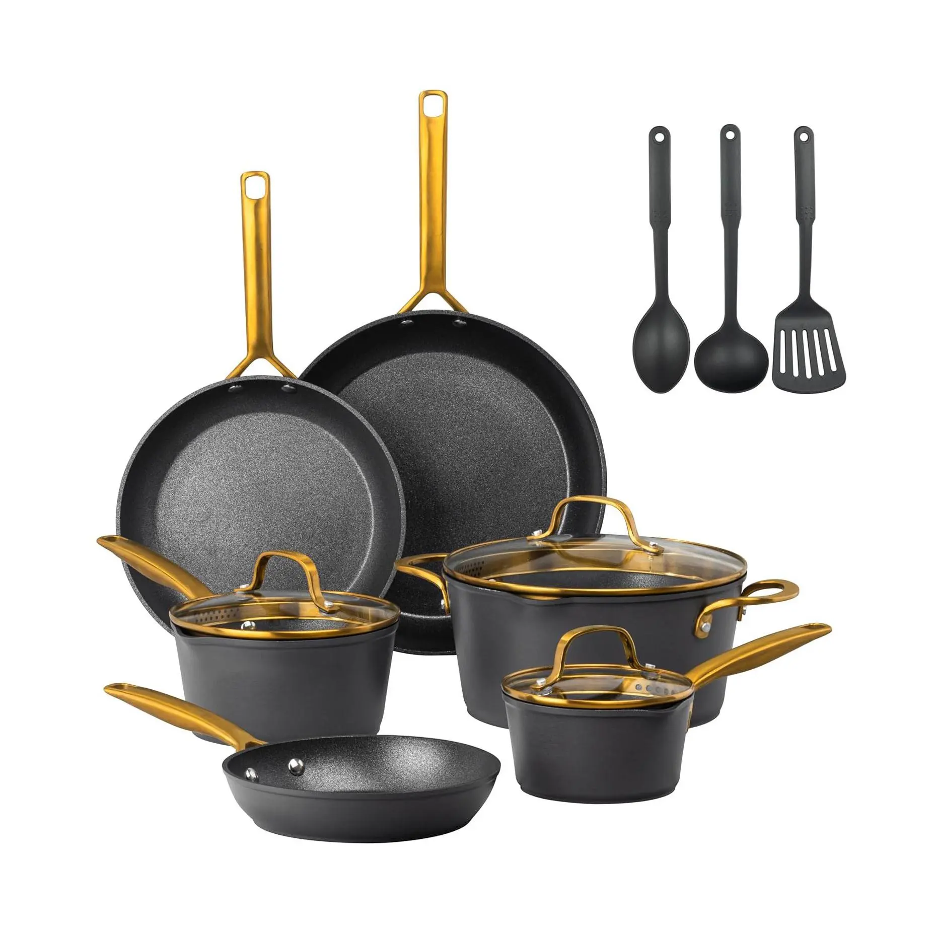 Granitestone Armor Max Gold 14 Piece Nonstick Cokware Set