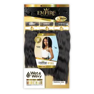Sensationnel Human Hair Weave Empire Wet N Wavy Tropical Curl