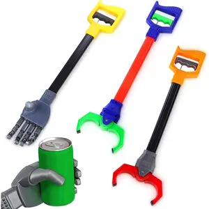 Interactive Grabber Toy for Kids 3 Pack Robot Claw Arm Set, Hand-Eye Coordination STEM Tool, 18 Inch Reacher Grasping Toy