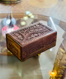 Handmade L Secret lock Jewelry Box |