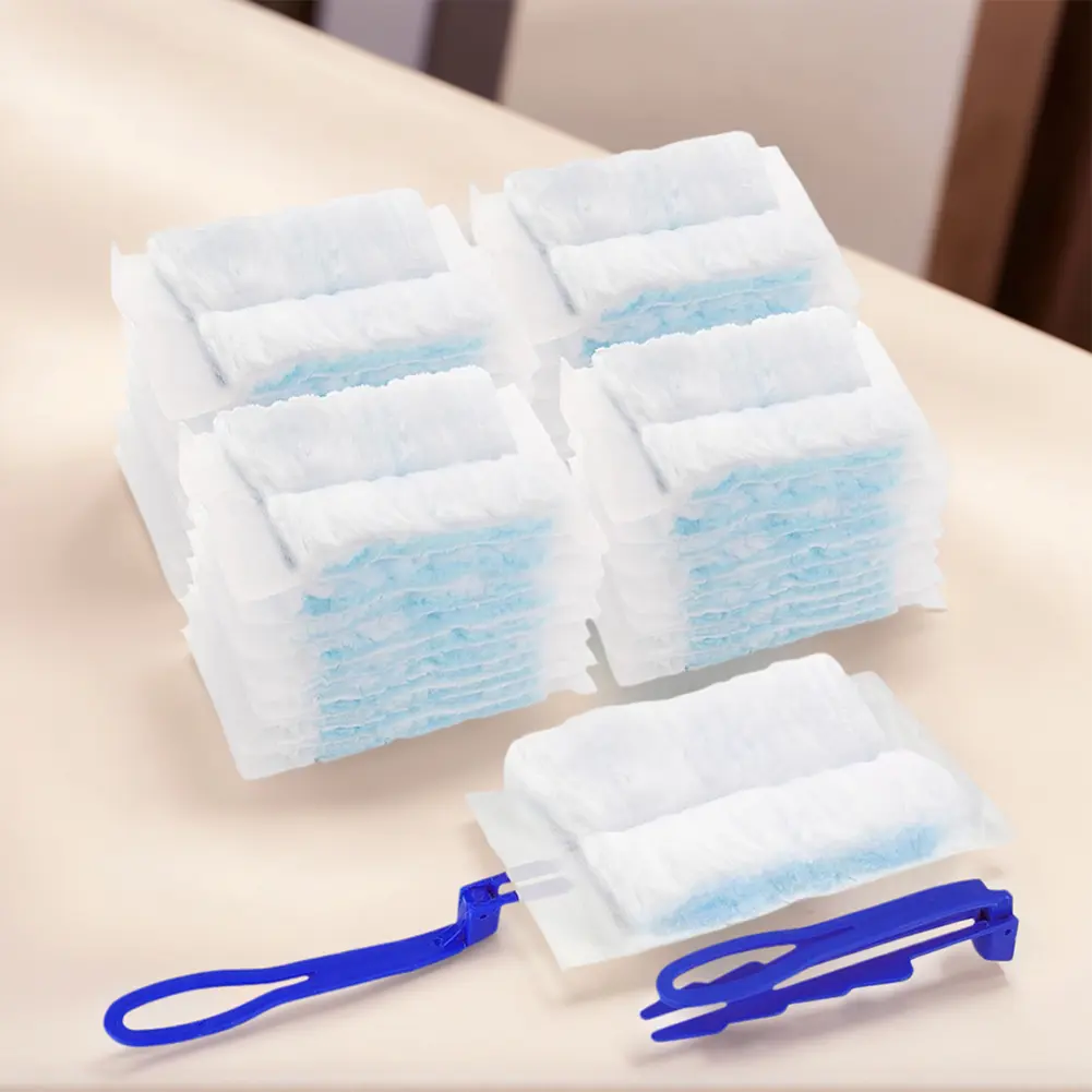 Disposable Microfiber Duster Refill Kit with 2 Detachable Handles, 40-Count Refills, 34x14x10cm, Unscented, Electrostatic Dust Removal for Indoor Home Cleaning, Ceiling Fan Duster, Duster Brush, Microfiber Dusters/Duster Heads