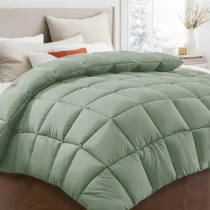 【Brand Festival】Comforter - Down Alternative Bed Comforters for All Season - Machine Washable