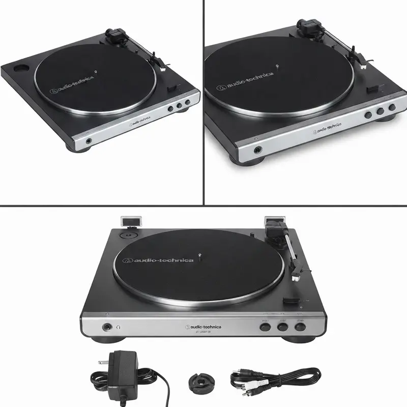 Audio-Technica AT-LP60X-GM Fully Automatic Belt-Drive Stereo Turntable