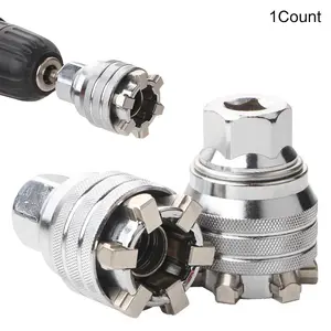 Adjustable Universal Socket Wrench, 3/8 Drive Multi-function Sleeve Wrench, Professional Sockets Tools for Drive Ratchet Torque Wrench and Power Drill, Pipe Flexible Wrench,tool kit set,tools,pressurewasher,drill,ratchet strap,tools gadgets,power tools