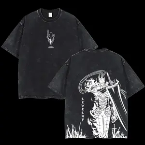 2 Sided Heavy Metal Igriis Soloo Leveliing Unisex T-Shirt 2 Sided Heavy Metal Igriis Soloo Leveliing Unisex T-Shirt