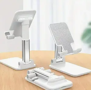 Double Folding Phone Holder, Fully Adjustable Desktop Stand, Compatible with iPhone 16/15/14/13/12/11 Pro Xs Max Xr X & All Phones