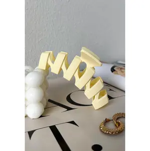 Issy Claw Clip - Yellow