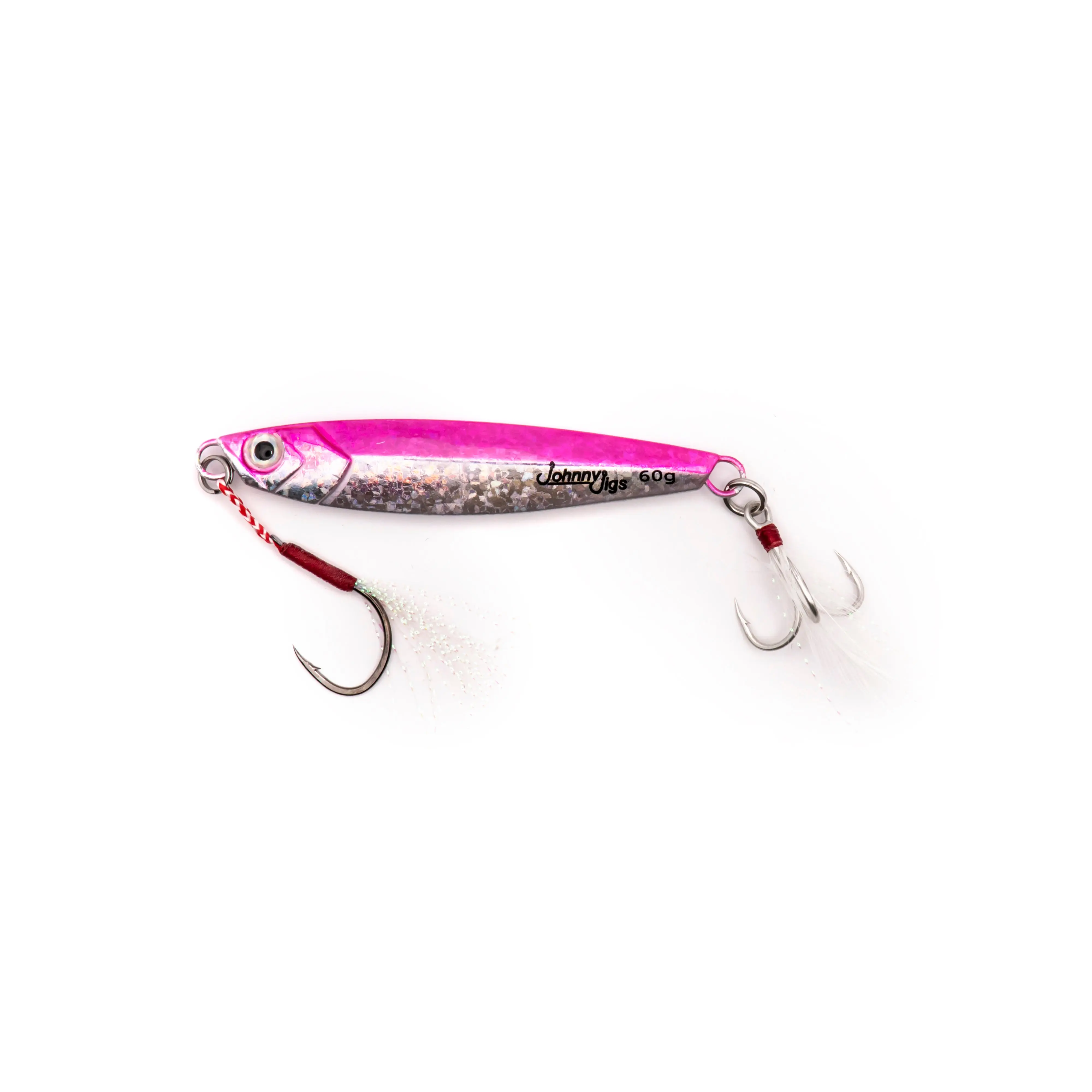 Johnny Jigs® Long Casting Jig - Pink/Silver