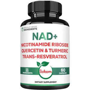 NAD Supplement for Women - NAD Nicotinamide Riboside Resveratrol 900mg, Quercetin, Turmeric, Astragalus, Ginseng, Vitamin D3, Vitamin C - 60 Count