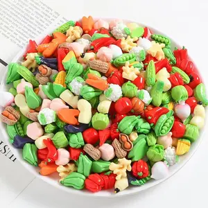 10 Mini Realistic Vegetable Models, Creative Micro Vegetables, Dollhouse Decoration, Micro Landscape Props, Toy Food Set, Photography Props