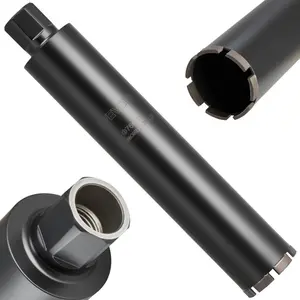 VEVOR Core Drill Bit, 6 Pieces, 1/2/3/4/5/6 inch Diameter, 14 inch Drilling Depth, 1-1/4 in-7 Internal Thread, High-Precision Welding, Wet Diamond Core Bit for Reinforced Concrete, Bricks, and MasonryVEVOR Super Brand Day