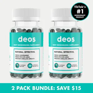 Full Body Deodorant Supplement | DEOS Internal Deodorant Full Body | Multi Pack
