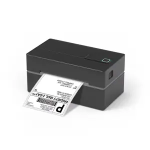 Thermal Label Printer Portable No Ink Required 203DPI 4x6 for Small Business Bluetooth USB High Speed Express Airway Bill