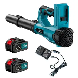 ZEEKMUSS Brushless Cordless Leaf Blower, 2*21V Batteries, 6 Adjustable Speed Modes 650 CFM, Making It Suitable For Lawn Care, Patio Cleaning, And Dusting. fathersdaygift
