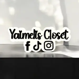 Acrylic physical watermark for businesses and creators Decor Poster Decoration