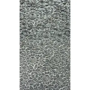 Flower Riot Texture Mat polymer clay rubber Stamp