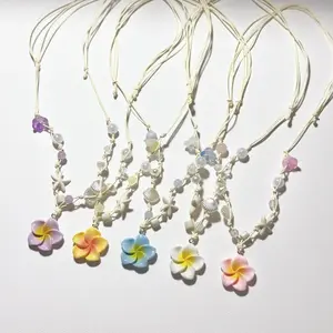 [NEW] 5 Styles Handmade Floral & Butterfly Necklace – Beaded Flower, Summer Vibes