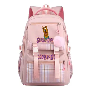 Viral TikTok Scooby-Doo Anime Backpack 2025! Full-Print Design + 17" Laptop Compartment  Waterproof & 3 Quick-Access Pockets for School/Con/Travel