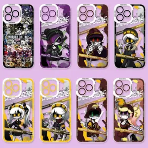 Anime M-Murder Drones Phone Case For iPhone 17 16 15 14 13 12 11 - Personalized Aesthetic Design Shockproof Phone Case: Your Perfect Blend of Style and Safety!