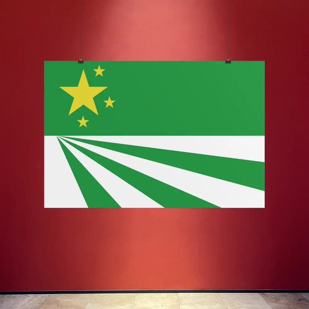 DayZ Inspired Republic of Chernarus Flag Rolled Poster