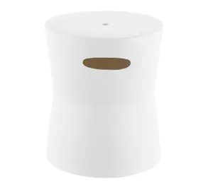 Dijera, 16 Inch, Ceramic Garden Stool by Valerie