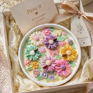 Custom Floral Candle Gift  Handmade Luxury Decor | Made to Order