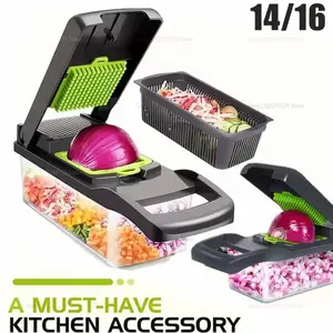 14/16 piece Portable Vegetable Chopper Cutting Tool