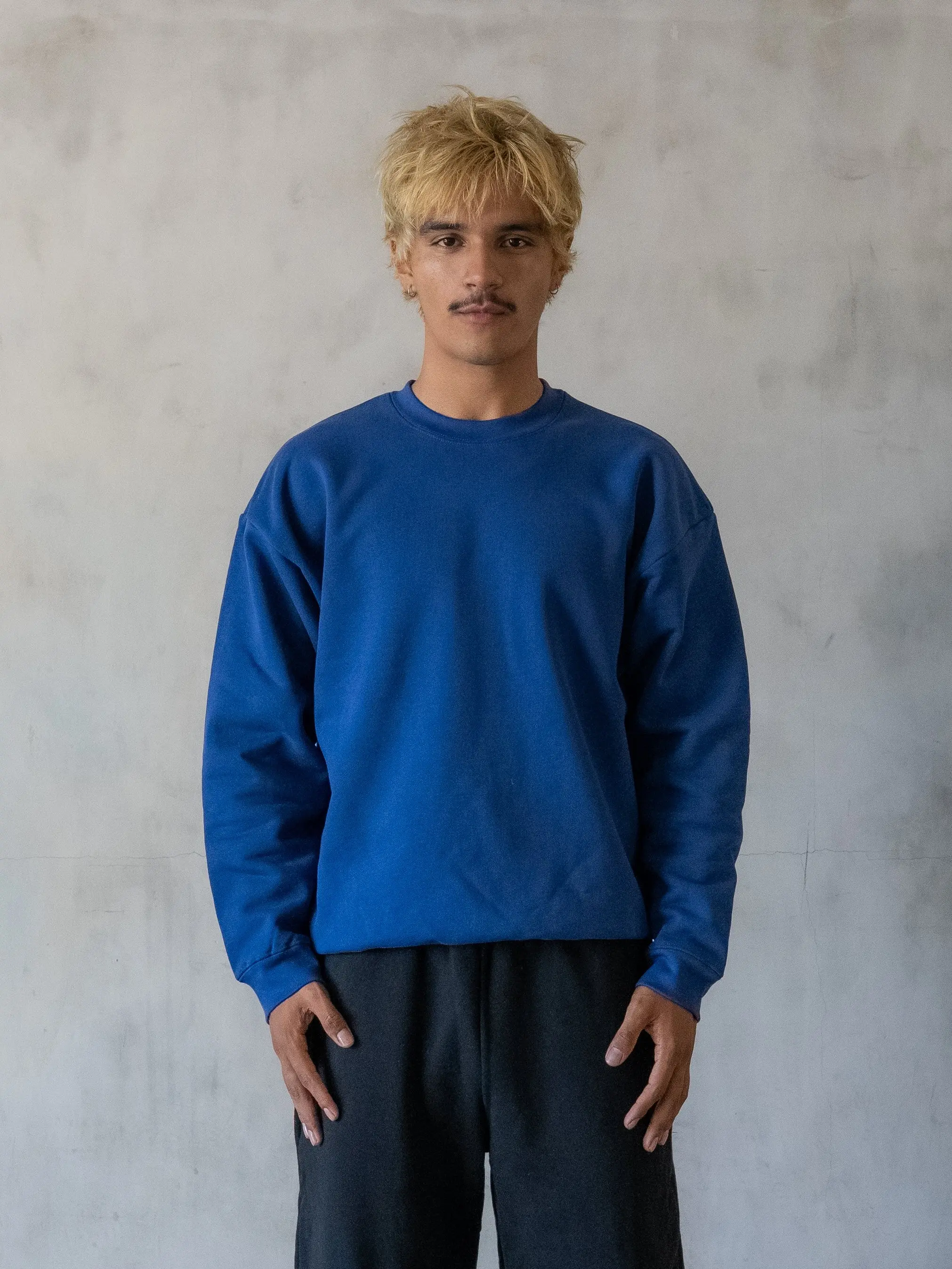 600 GSM 'Sapphire' Fleece Crewneck