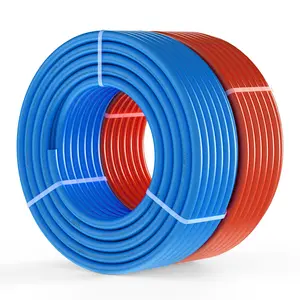 VEVOR PEX Pipe 3/4 Inch,  2 x 100 Feet Length PEX-A Flexible Pipe Tubing for Potable Water, Pex Water Lines for Hot/Cold Water & Easily Restore, Plumbing Applications with Free Cutter, Blue & Red